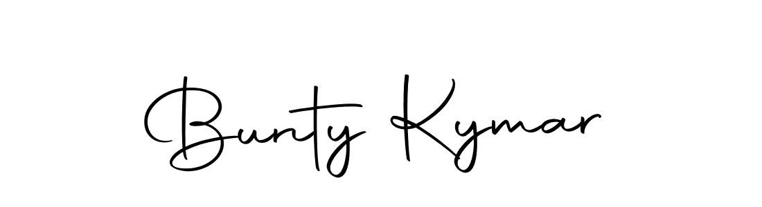 Design your own signature with our free online signature maker. With this signature software, you can create a handwritten (Autography-DOLnW) signature for name Bunty Kymar. Bunty Kymar signature style 10 images and pictures png