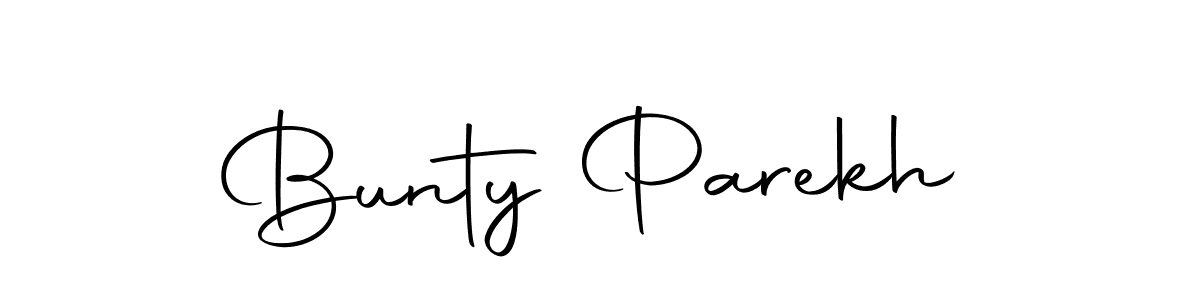 Make a beautiful signature design for name Bunty Parekh. With this signature (Autography-DOLnW) style, you can create a handwritten signature for free. Bunty Parekh signature style 10 images and pictures png