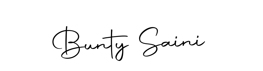 You can use this online signature creator to create a handwritten signature for the name Bunty Saini. This is the best online autograph maker. Bunty Saini signature style 10 images and pictures png