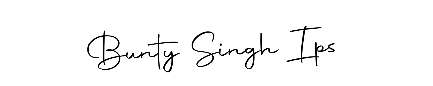 Bunty Singh Ips stylish signature style. Best Handwritten Sign (Autography-DOLnW) for my name. Handwritten Signature Collection Ideas for my name Bunty Singh Ips. Bunty Singh Ips signature style 10 images and pictures png