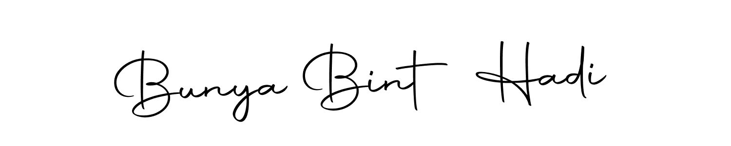 It looks lik you need a new signature style for name Bunya Bint Hadi. Design unique handwritten (Autography-DOLnW) signature with our free signature maker in just a few clicks. Bunya Bint Hadi signature style 10 images and pictures png