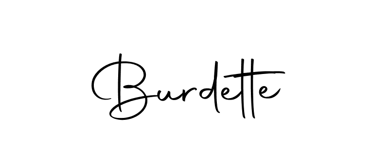 Burdette stylish signature style. Best Handwritten Sign (Autography-DOLnW) for my name. Handwritten Signature Collection Ideas for my name Burdette. Burdette signature style 10 images and pictures png
