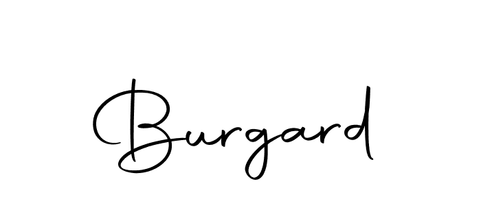Design your own signature with our free online signature maker. With this signature software, you can create a handwritten (Autography-DOLnW) signature for name Burgard. Burgard signature style 10 images and pictures png