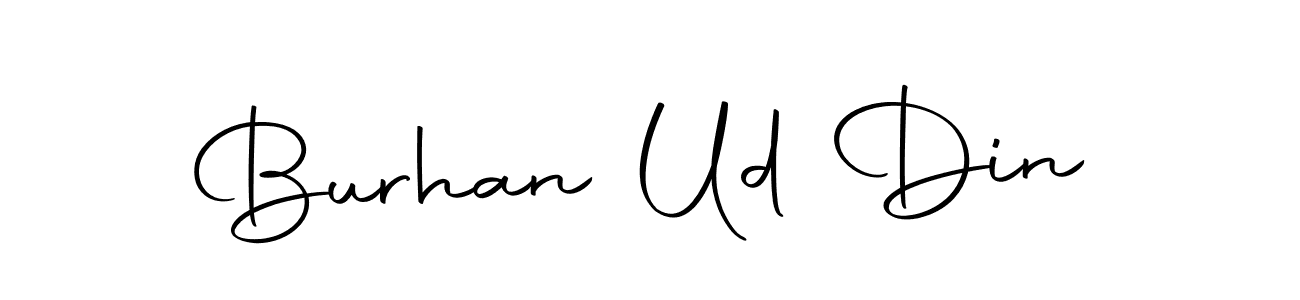 You should practise on your own different ways (Autography-DOLnW) to write your name (Burhan Ud Din) in signature. don't let someone else do it for you. Burhan Ud Din signature style 10 images and pictures png