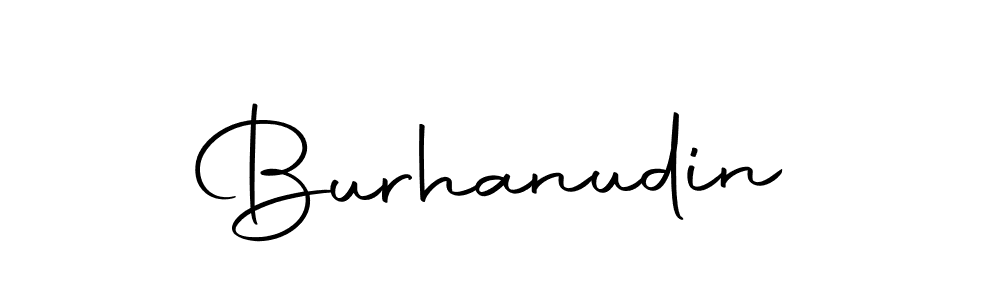 Use a signature maker to create a handwritten signature online. With this signature software, you can design (Autography-DOLnW) your own signature for name Burhanudin. Burhanudin signature style 10 images and pictures png