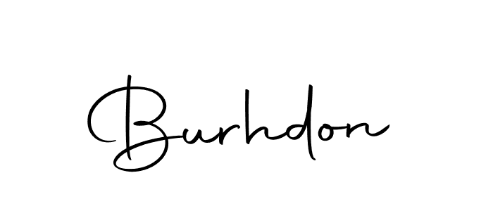 You should practise on your own different ways (Autography-DOLnW) to write your name (Burhdon) in signature. don't let someone else do it for you. Burhdon signature style 10 images and pictures png