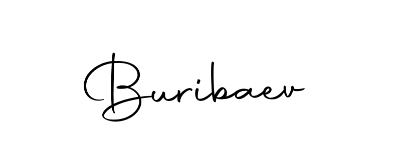Make a beautiful signature design for name Buribaev. With this signature (Autography-DOLnW) style, you can create a handwritten signature for free. Buribaev signature style 10 images and pictures png