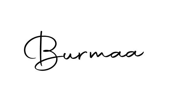 Design your own signature with our free online signature maker. With this signature software, you can create a handwritten (Autography-DOLnW) signature for name Burmaa. Burmaa signature style 10 images and pictures png