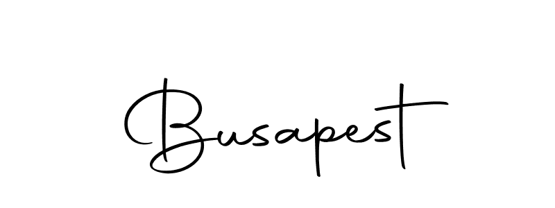 Use a signature maker to create a handwritten signature online. With this signature software, you can design (Autography-DOLnW) your own signature for name Busapest. Busapest signature style 10 images and pictures png