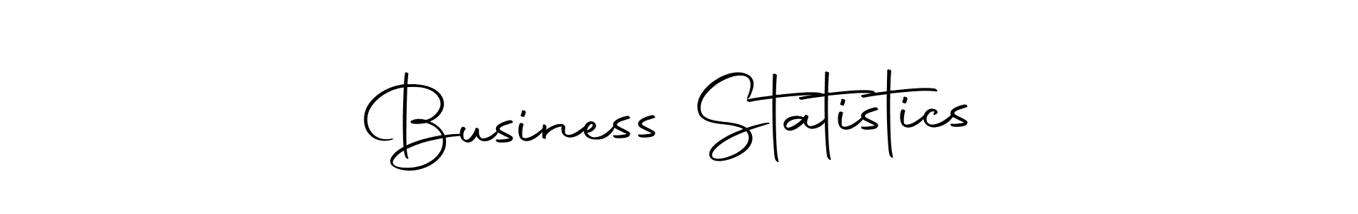 Design your own signature with our free online signature maker. With this signature software, you can create a handwritten (Autography-DOLnW) signature for name Business Statistics. Business Statistics signature style 10 images and pictures png