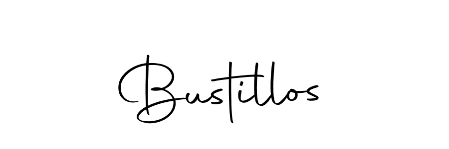 How to make Bustillos name signature. Use Autography-DOLnW style for creating short signs online. This is the latest handwritten sign. Bustillos signature style 10 images and pictures png