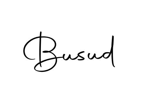 Make a beautiful signature design for name Busud. With this signature (Autography-DOLnW) style, you can create a handwritten signature for free. Busud signature style 10 images and pictures png