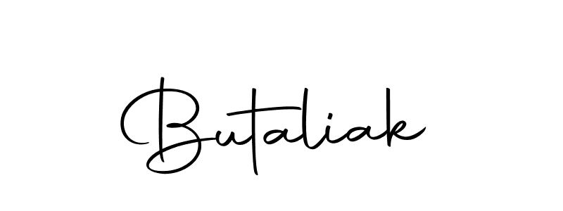 if you are searching for the best signature style for your name Butaliak. so please give up your signature search. here we have designed multiple signature styles  using Autography-DOLnW. Butaliak signature style 10 images and pictures png