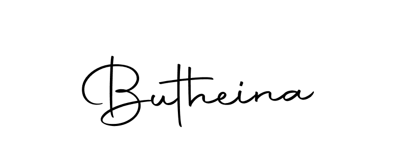 Design your own signature with our free online signature maker. With this signature software, you can create a handwritten (Autography-DOLnW) signature for name Butheina. Butheina signature style 10 images and pictures png