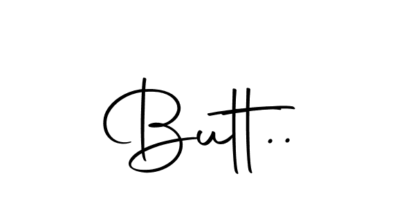 Also we have Butt.. name is the best signature style. Create professional handwritten signature collection using Autography-DOLnW autograph style. Butt.. signature style 10 images and pictures png