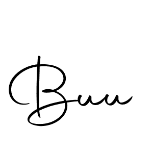 Design your own signature with our free online signature maker. With this signature software, you can create a handwritten (Autography-DOLnW) signature for name Buu. Buu signature style 10 images and pictures png