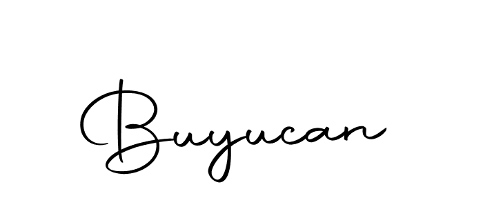 Design your own signature with our free online signature maker. With this signature software, you can create a handwritten (Autography-DOLnW) signature for name Buyucan. Buyucan signature style 10 images and pictures png