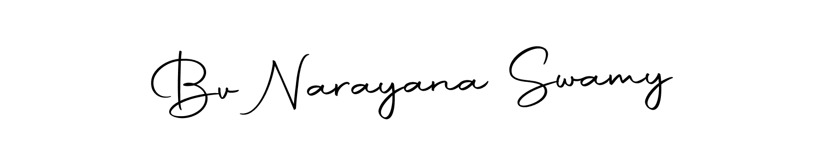 Design your own signature with our free online signature maker. With this signature software, you can create a handwritten (Autography-DOLnW) signature for name Bv Narayana Swamy. Bv Narayana Swamy signature style 10 images and pictures png