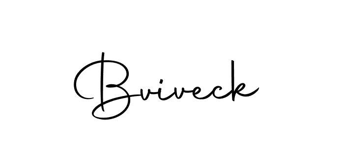 Make a beautiful signature design for name Bviveck. With this signature (Autography-DOLnW) style, you can create a handwritten signature for free. Bviveck signature style 10 images and pictures png