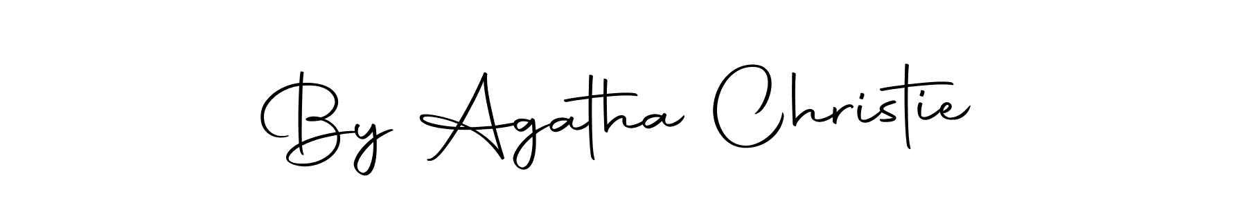 Similarly Autography-DOLnW is the best handwritten signature design. Signature creator online .You can use it as an online autograph creator for name By Agatha Christie. By Agatha Christie signature style 10 images and pictures png