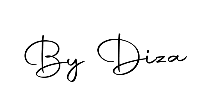 Use a signature maker to create a handwritten signature online. With this signature software, you can design (Autography-DOLnW) your own signature for name By Diza. By Diza signature style 10 images and pictures png