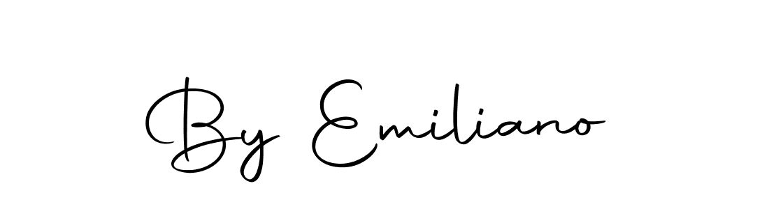 Make a beautiful signature design for name By Emiliano. With this signature (Autography-DOLnW) style, you can create a handwritten signature for free. By Emiliano signature style 10 images and pictures png