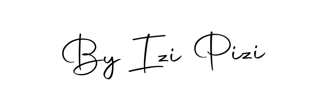 How to make By Izi Pizi name signature. Use Autography-DOLnW style for creating short signs online. This is the latest handwritten sign. By Izi Pizi signature style 10 images and pictures png