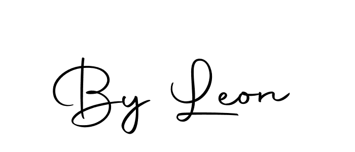 Design your own signature with our free online signature maker. With this signature software, you can create a handwritten (Autography-DOLnW) signature for name By Leon. By Leon signature style 10 images and pictures png