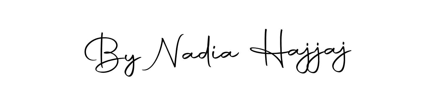 The best way (Autography-DOLnW) to make a short signature is to pick only two or three words in your name. The name By Nadia Hajjaj include a total of six letters. For converting this name. By Nadia Hajjaj signature style 10 images and pictures png
