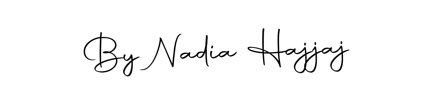 The best way (Autography-DOLnW) to make a short signature is to pick only two or three words in your name. The name By Nadia Hajjaj include a total of six letters. For converting this name. By Nadia Hajjaj signature style 10 images and pictures png