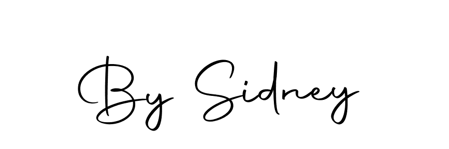 Also we have By Sidney name is the best signature style. Create professional handwritten signature collection using Autography-DOLnW autograph style. By Sidney signature style 10 images and pictures png