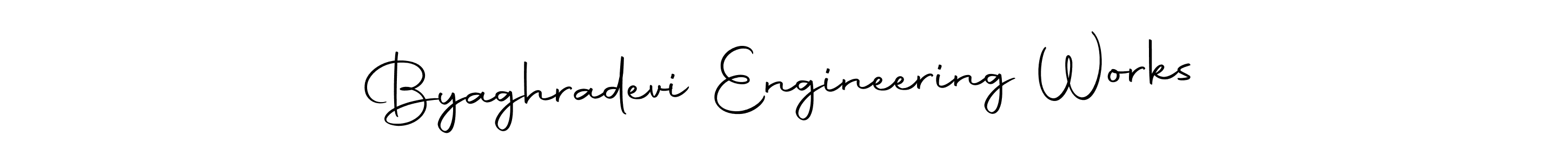 Byaghradevi Engineering Works stylish signature style. Best Handwritten Sign (Autography-DOLnW) for my name. Handwritten Signature Collection Ideas for my name Byaghradevi Engineering Works. Byaghradevi Engineering Works signature style 10 images and pictures png