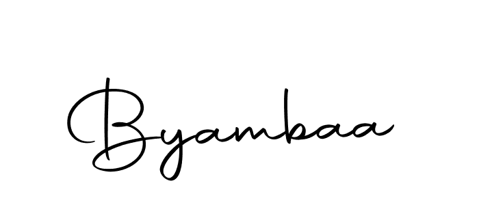 How to make Byambaa name signature. Use Autography-DOLnW style for creating short signs online. This is the latest handwritten sign. Byambaa signature style 10 images and pictures png