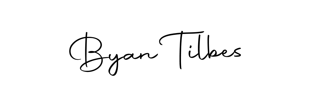 Use a signature maker to create a handwritten signature online. With this signature software, you can design (Autography-DOLnW) your own signature for name Byan Tilbes. Byan Tilbes signature style 10 images and pictures png