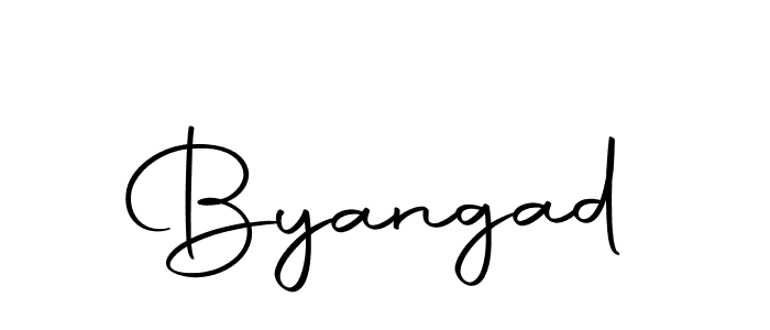 Similarly Autography-DOLnW is the best handwritten signature design. Signature creator online .You can use it as an online autograph creator for name Byangad. Byangad signature style 10 images and pictures png