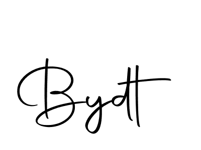 How to make Bydt signature? Autography-DOLnW is a professional autograph style. Create handwritten signature for Bydt name. Bydt signature style 10 images and pictures png