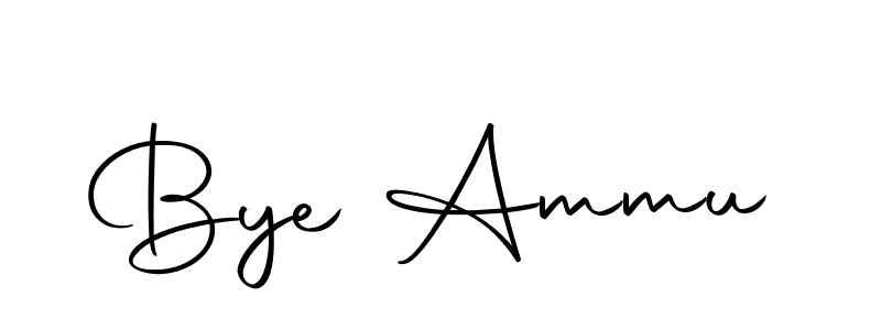 Design your own signature with our free online signature maker. With this signature software, you can create a handwritten (Autography-DOLnW) signature for name Bye Ammu. Bye Ammu signature style 10 images and pictures png