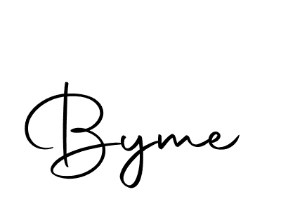 How to make Byme signature? Autography-DOLnW is a professional autograph style. Create handwritten signature for Byme name. Byme signature style 10 images and pictures png
