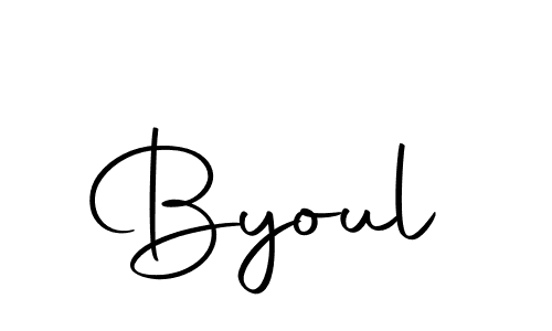 Also we have Byoul name is the best signature style. Create professional handwritten signature collection using Autography-DOLnW autograph style. Byoul signature style 10 images and pictures png