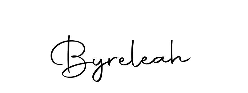 The best way (Autography-DOLnW) to make a short signature is to pick only two or three words in your name. The name Byreleah include a total of six letters. For converting this name. Byreleah signature style 10 images and pictures png