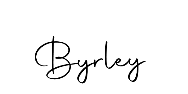 Make a beautiful signature design for name Byrley. With this signature (Autography-DOLnW) style, you can create a handwritten signature for free. Byrley signature style 10 images and pictures png