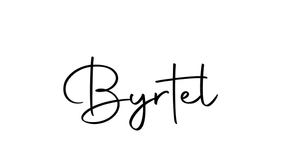 Make a beautiful signature design for name Byrtel. With this signature (Autography-DOLnW) style, you can create a handwritten signature for free. Byrtel signature style 10 images and pictures png