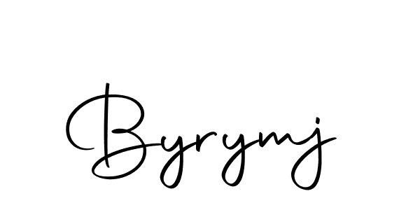 Create a beautiful signature design for name Byrymj. With this signature (Autography-DOLnW) fonts, you can make a handwritten signature for free. Byrymj signature style 10 images and pictures png