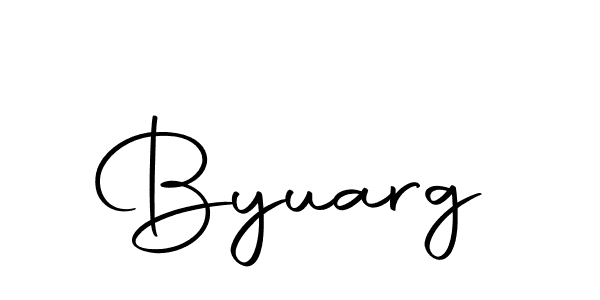 You should practise on your own different ways (Autography-DOLnW) to write your name (Byuarg) in signature. don't let someone else do it for you. Byuarg signature style 10 images and pictures png