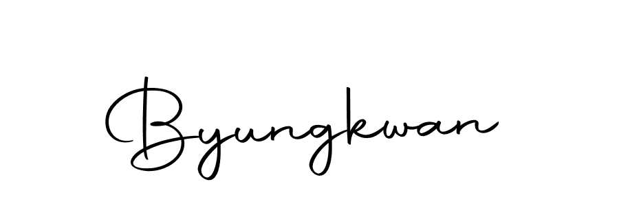 The best way (Autography-DOLnW) to make a short signature is to pick only two or three words in your name. The name Byungkwan include a total of six letters. For converting this name. Byungkwan signature style 10 images and pictures png