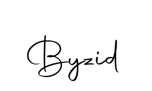 Create a beautiful signature design for name Byzid. With this signature (Autography-DOLnW) fonts, you can make a handwritten signature for free. Byzid signature style 10 images and pictures png