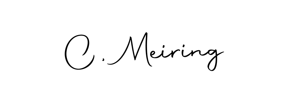 This is the best signature style for the C, Meiring name. Also you like these signature font (Autography-DOLnW). Mix name signature. C, Meiring signature style 10 images and pictures png