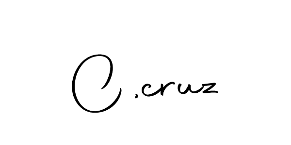 Create a beautiful signature design for name C,cruz. With this signature (Autography-DOLnW) fonts, you can make a handwritten signature for free. C,cruz signature style 10 images and pictures png