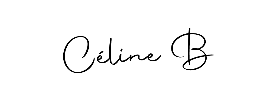 The best way (Autography-DOLnW) to make a short signature is to pick only two or three words in your name. The name Céline B include a total of six letters. For converting this name. Céline B signature style 10 images and pictures png