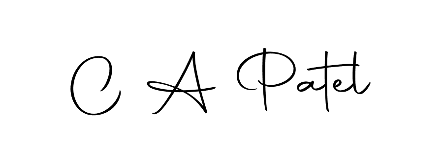 C A Patel stylish signature style. Best Handwritten Sign (Autography-DOLnW) for my name. Handwritten Signature Collection Ideas for my name C A Patel. C A Patel signature style 10 images and pictures png
